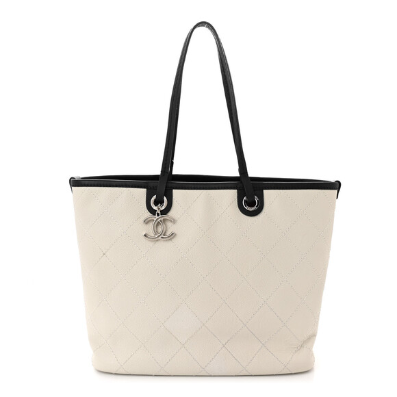 Chanel Grained Calfskin Shopping Fever #176092C15B - Picture 1 of 13